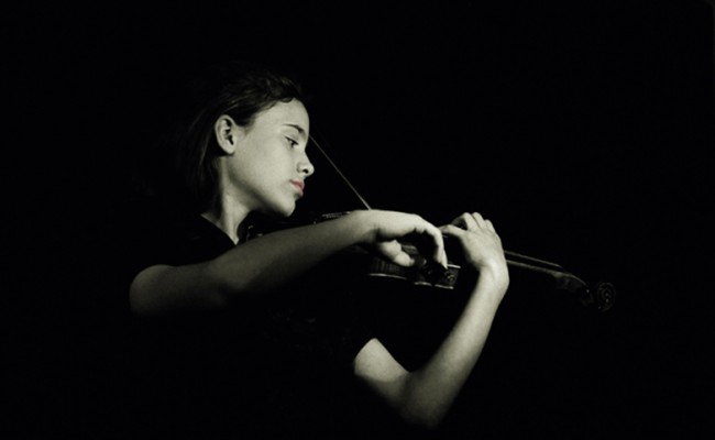 Lea with Violin